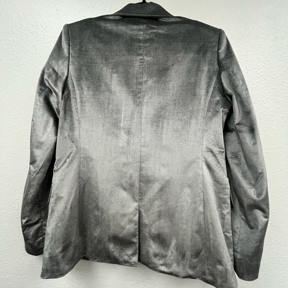 FRAME Velvet Classic Single-Button Blazer - Picture 6 of 7